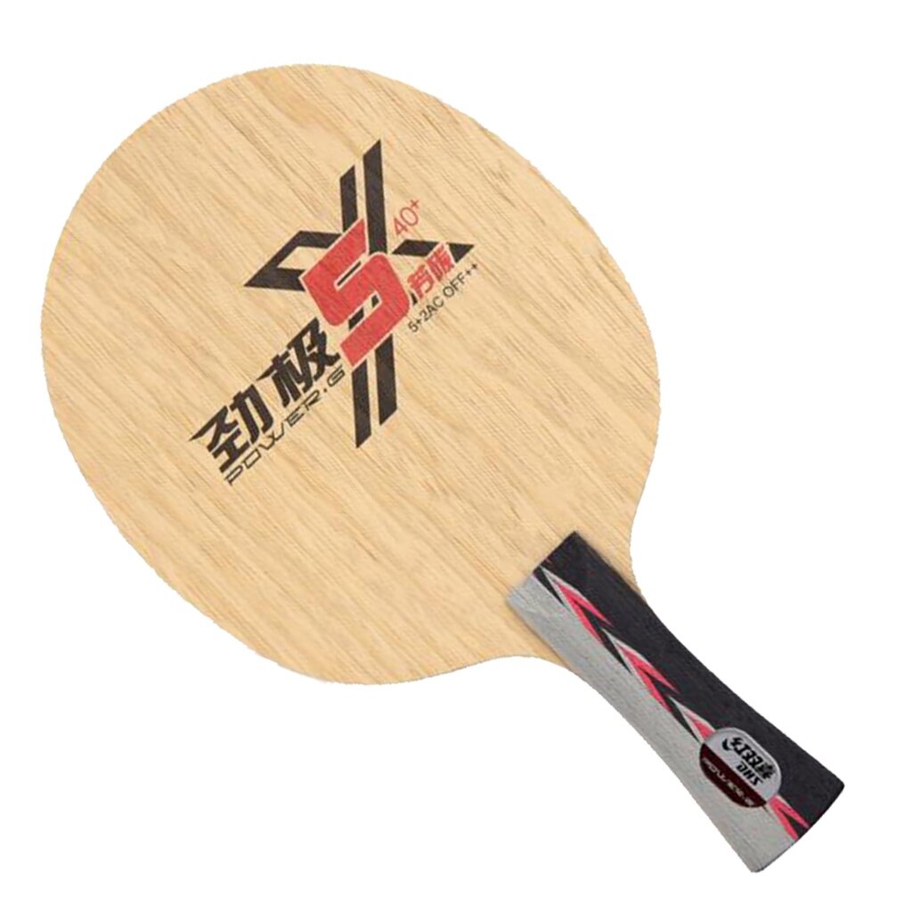 Vợt bóng bàn dhs power g pg5x chính hãng vợt bóng bàn lưỡi carbon vợt bóng bàn đánh nhanh với vòng lặp