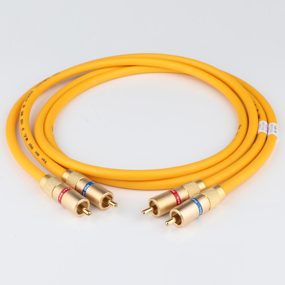 Cặp van den hul d-102 iii cáp âm thanh rca lai cáp nối dài video âm thanh cáp kết nối vdh rca