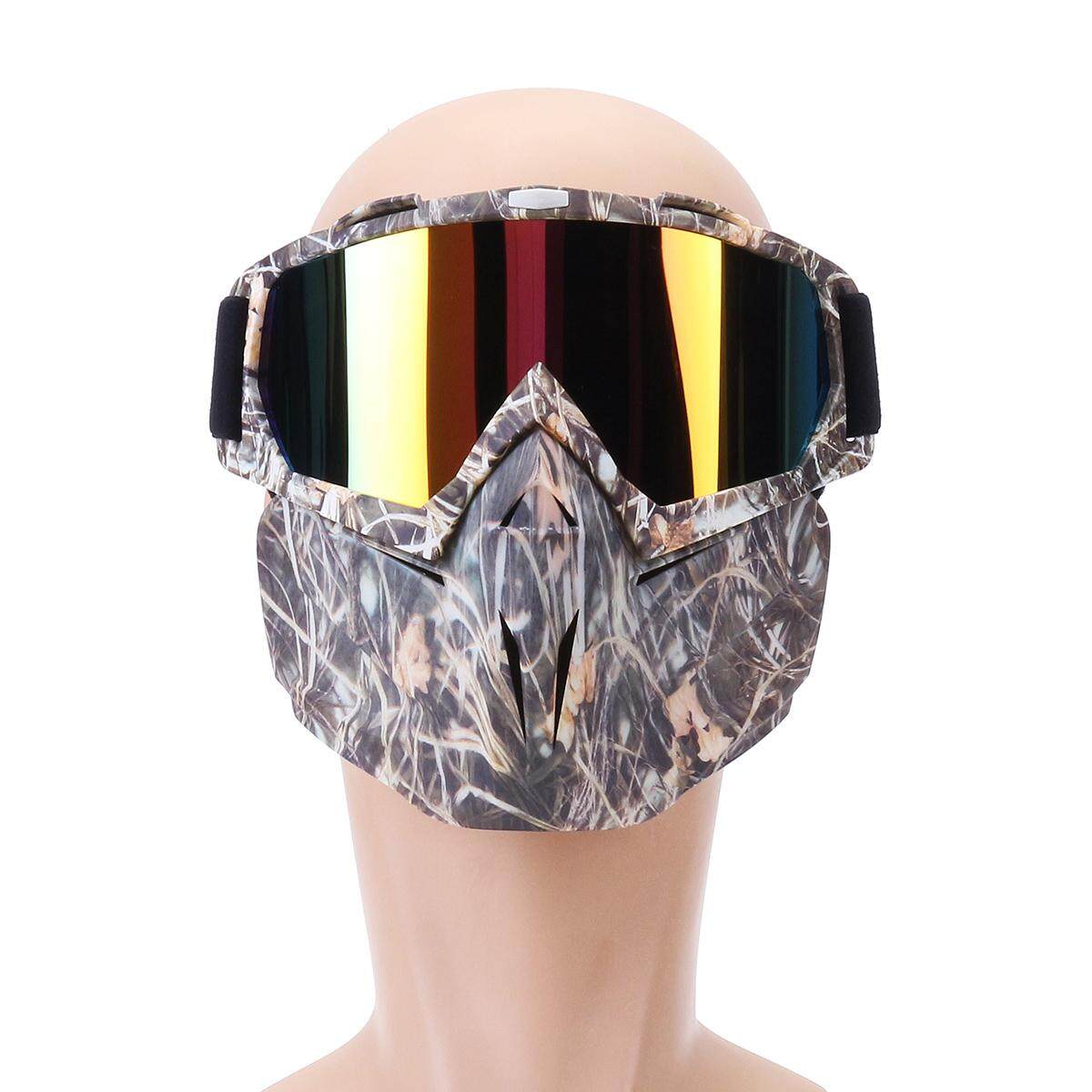 Generic Motorcycle Open Face Shield Skiing Snow Glasses Off Road Dirt
