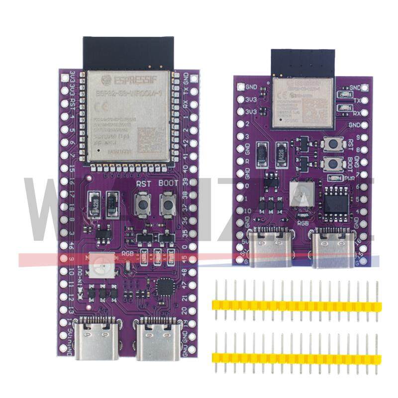 Esp32/ESP32-C3/ESP32-S3 kép Type-C bảng mạch phát triển bảng mạch nhân ESP32-C3-Devkitm-1 ESP32-C3-MINI-1 ESP32-S3-Devkit C n16r8