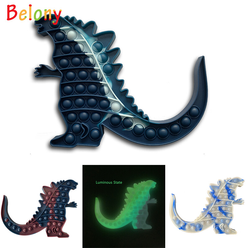 Belony pop it Godzilla bong bóng hình dạng đồ chơi giải nén lực đẩy phù hợp cho gia đình và văn phòng trẻ em và người lớn