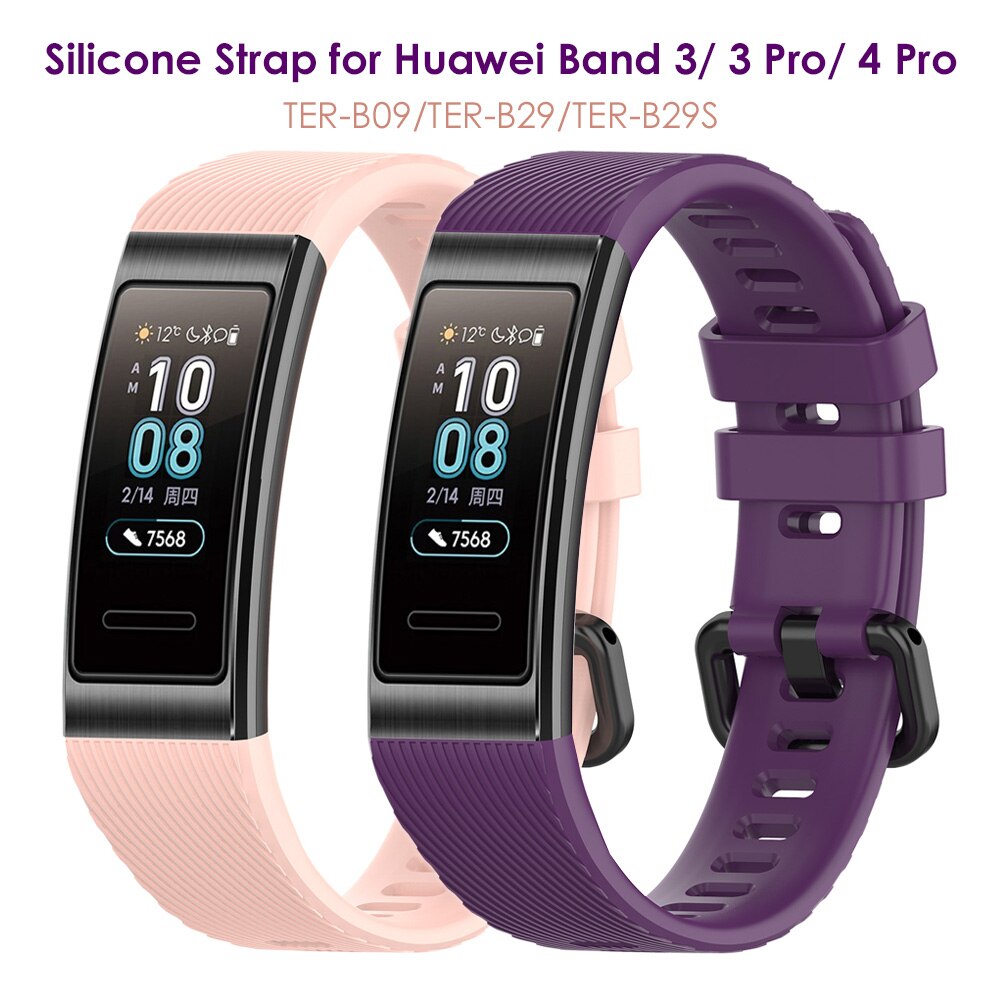 Wrist Bracelet for Huawei Band 3 Pro Strap Silicone Band 4 Pro Sports Bands Replacement Wristband Accessories