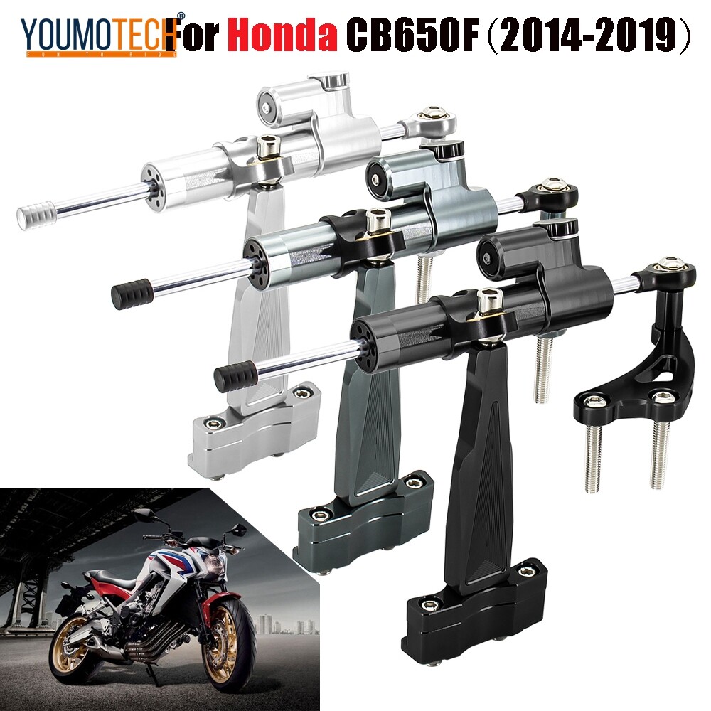 For Honda CB650F 2014-2019 Motorcycle special steering damper mounting bracketSteering Stabilizer Damper Mounting Bracket CB 650F ราคา 894 บาท*ส่งฟรี
