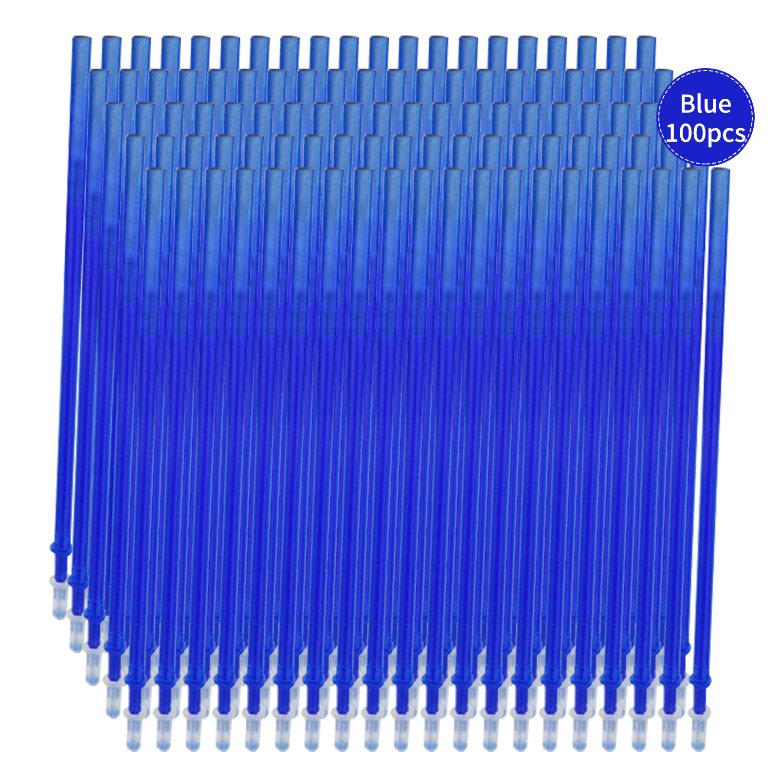 100 cái bút mực gel xóa được mực đen bút gel thay thế bút mực 0.5mm điểm mịn bút mực có thể xóa được đồ dùng văn phòng phẩm viết văn phòng trường học