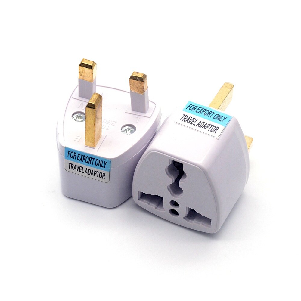 3pin UK HK Ổ cắm điện du lịch xoay chiều cắm chúng tôi/EU/AU để UK/HK 3 chân Socket chuyển đổi phích cắm chuyển đổi Bộ chuyển đổi