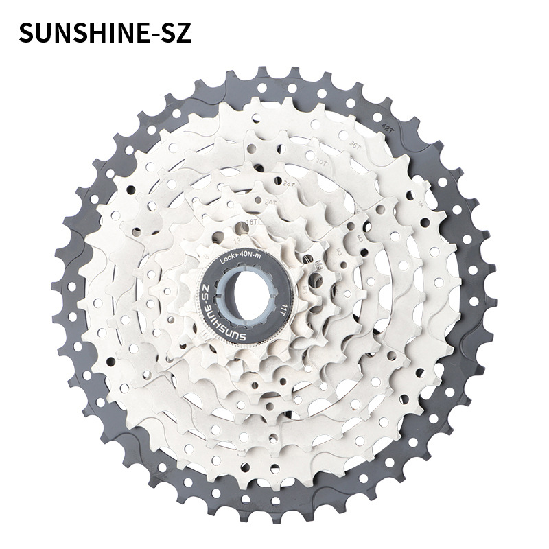 Sunshine băng cassette xe đạp leo núi 8 tốc độ 32/40/42t líp xích xe đạp leo núi bằng thép líp xe đạp
