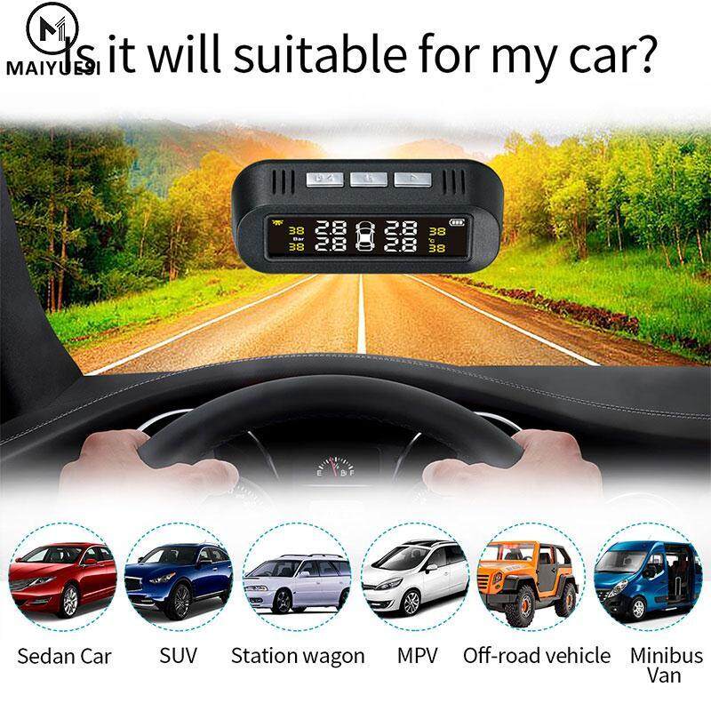 ประสิทธิภาพสูงทนทานความดันยางสีดำนาฬิกาปลุกรูปรถยางการตรวจสอบการตรวจสอบแรงดันยางรถยนต์ระบบ