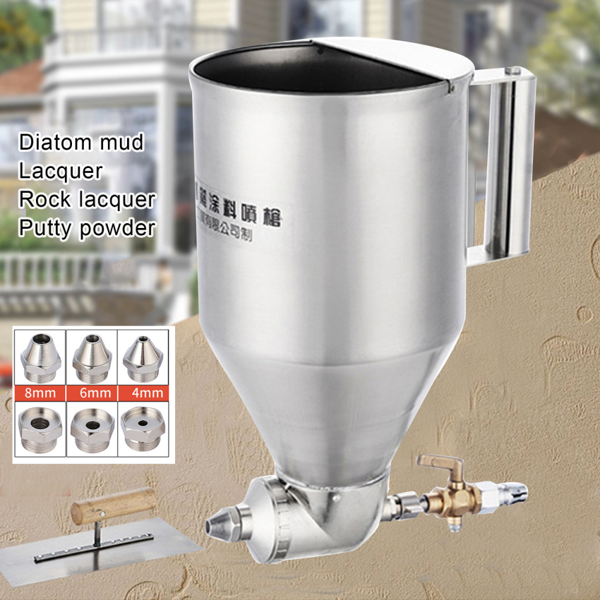Vữa phun G/U/N xi măng vữa phun Phễu máy bay phản lực sơn tường bê tông công cụ