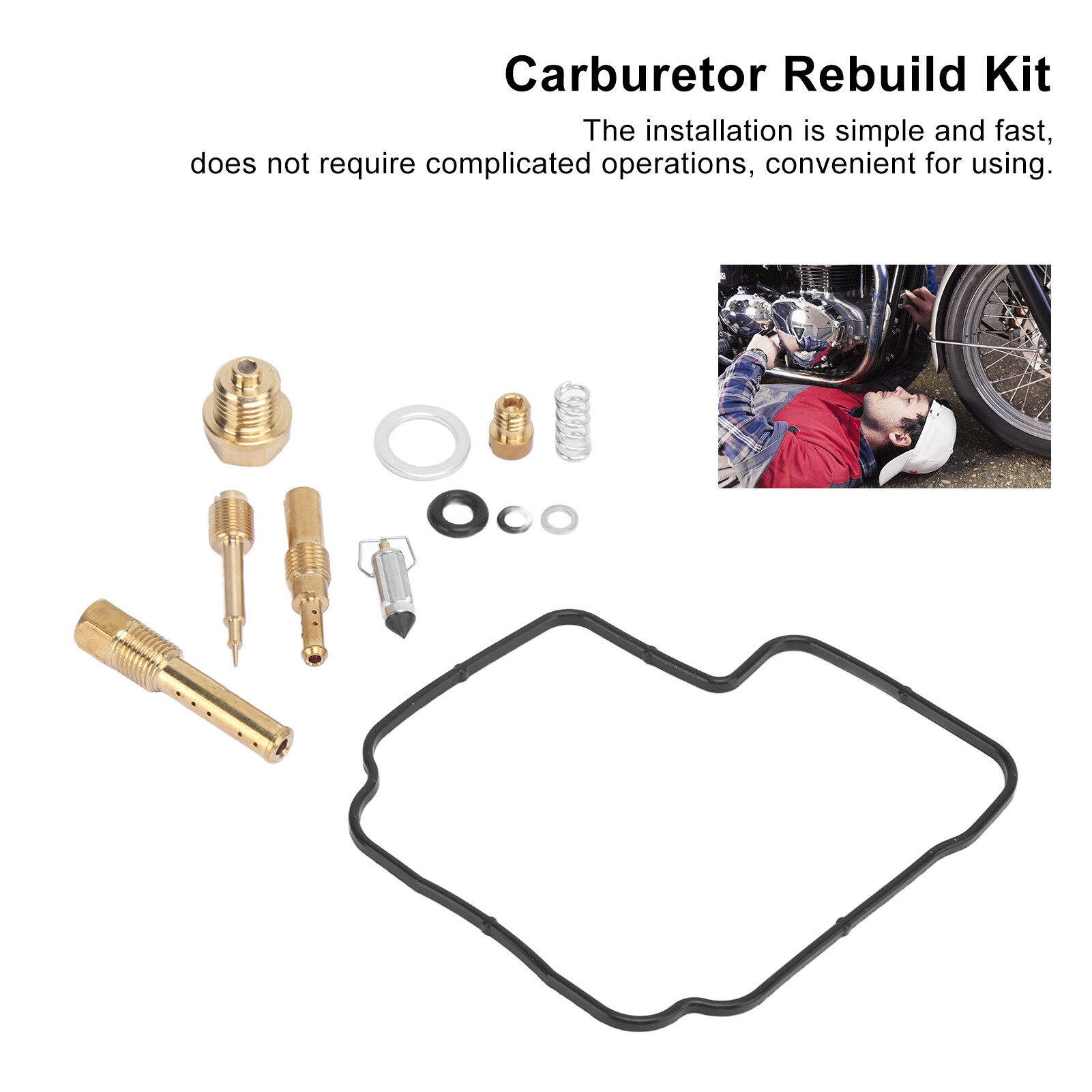 Bộ sửa chữa bộ chế hòa khí đáng tin cậy Carb đại tu cho xe máy sửa chữa thay thế cho cbr400 CBR 400 NC23 cbr250 CBR 250 NC