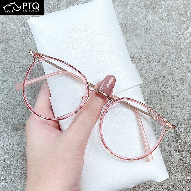 PTQ Myopia Glasses Women Men Cat Eye Nearsighted Eyewear Student Glasses with Diopters Minus -100 ~-600