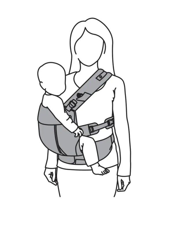 Lillebaby Serenity All Season Baby Carrier Hip Carry