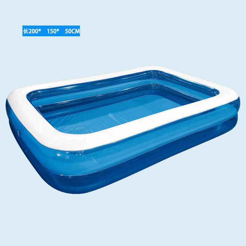 TFLY Thickened Square Inflatable Swimming Pool Paddling Pool Large