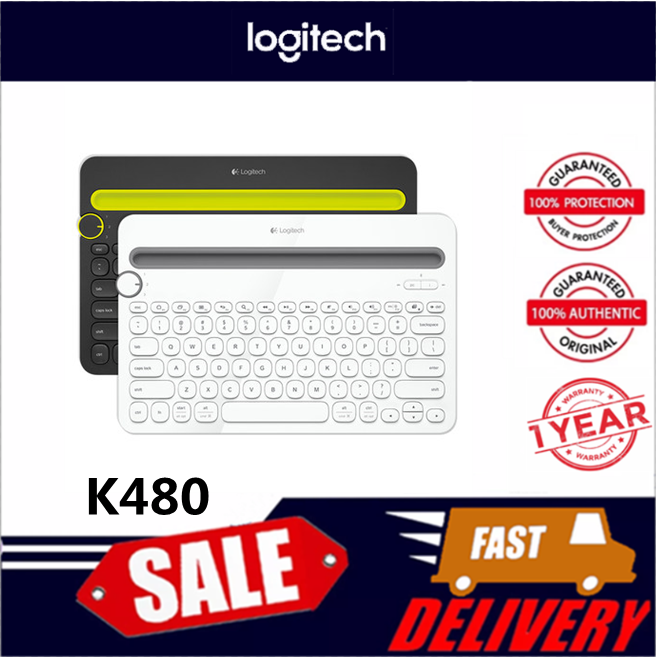 Logitech Bàn Phím Đa Thiết Bị Bluetooth K480 Cho IOS/Android/ OSX/ iPhone