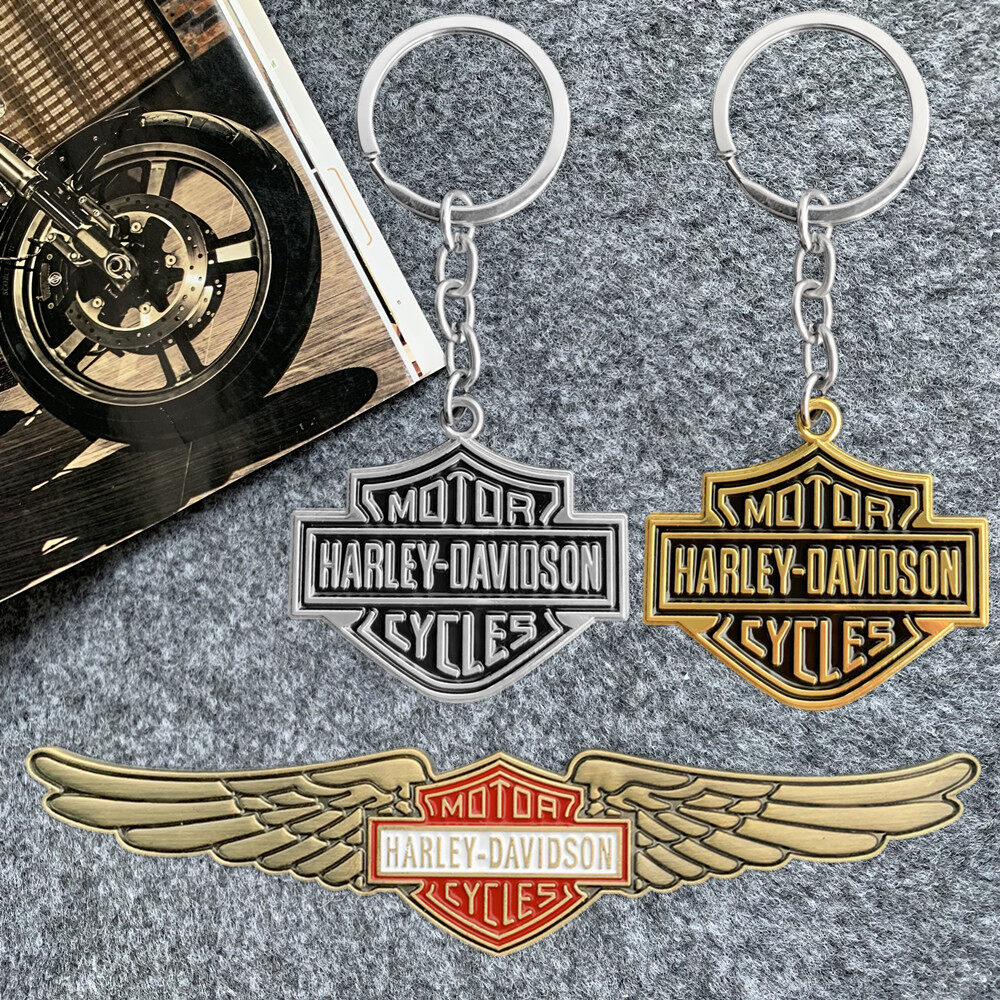 Nhãn Dán Harley Logo Bình Nhiên Liệu Bên 3D Hợp Kim Kẽm Cực Ngầu Cho Xe Máy Miếng Dán Trang Trí Dành Cho Harley FORTY EIGHT/Cậu Bé Mập SPECIAL/ 1200T/STREET ROD/XR 1200
