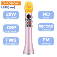 XIAOKOA Loa Bluetooth L699 Kèm Micro Mic Chuyên Nghiệp Micro Bluetooth Không Dây Di Động 20W Micro Động KTV Gia Đình Phòng Thu