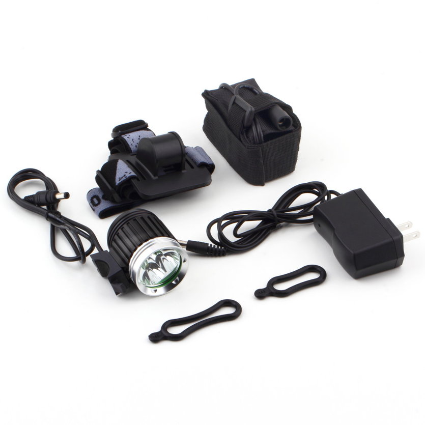 Top đèn pha led chống nước 4000lm 3x xml t6 cho xe đạp đèn pha đèn pin đèn pin cho cắm trại đi bộ đường dài ngoài trời