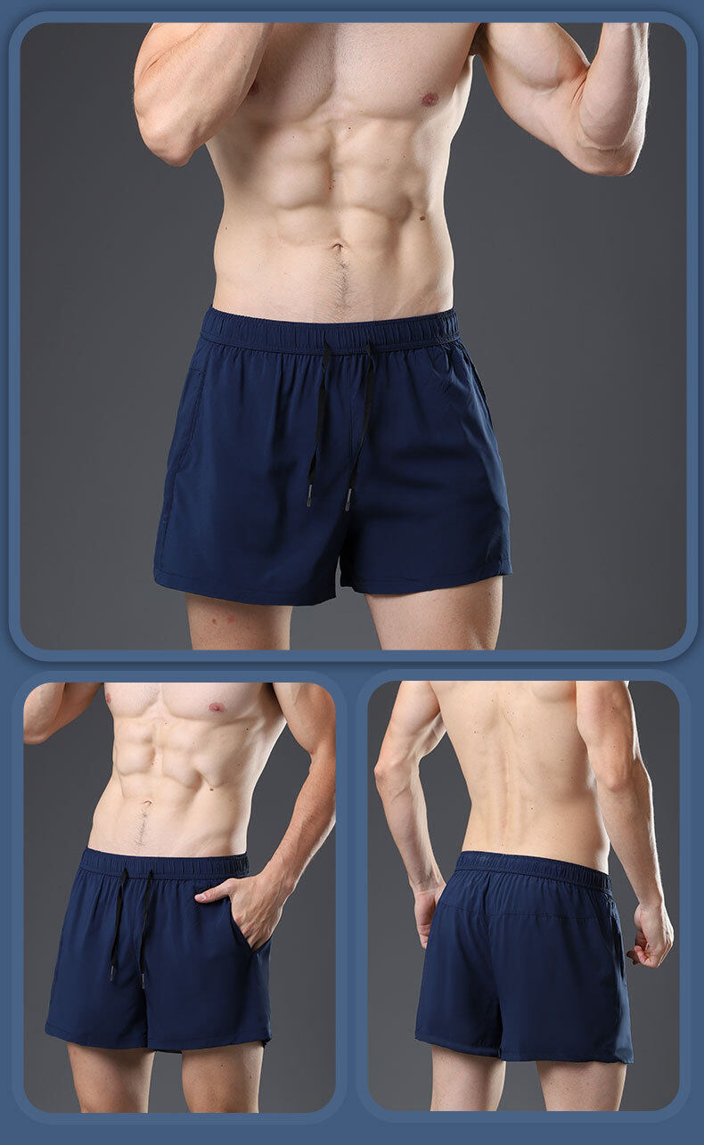 Me's New Fiess Shorts with Uderwear Loose Casual Quick Dry Basketball Pats Šortky Ruig Joggig pro_voghion.com