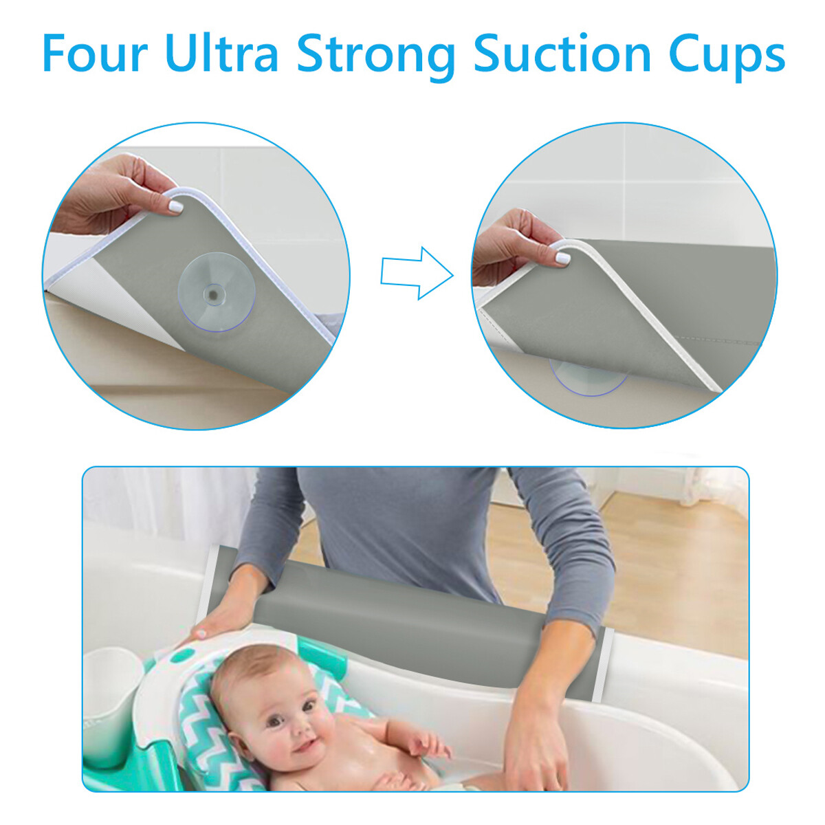 Generic 56cm Bath Kneeling Pad And Elbow For Knee & Arm Large Bathtub