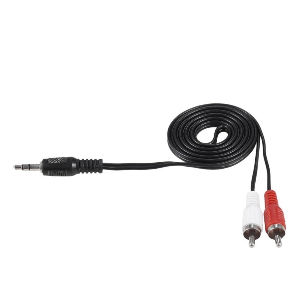 R.p electronics mall store giắc cắm mini 3.5mm sang 2 rca cáp chuyển đổi âm thanh stereo âm nhạc đầu đực y dây cáp cáp aux cho mp3 pod điện thoại tv loa âm thanh