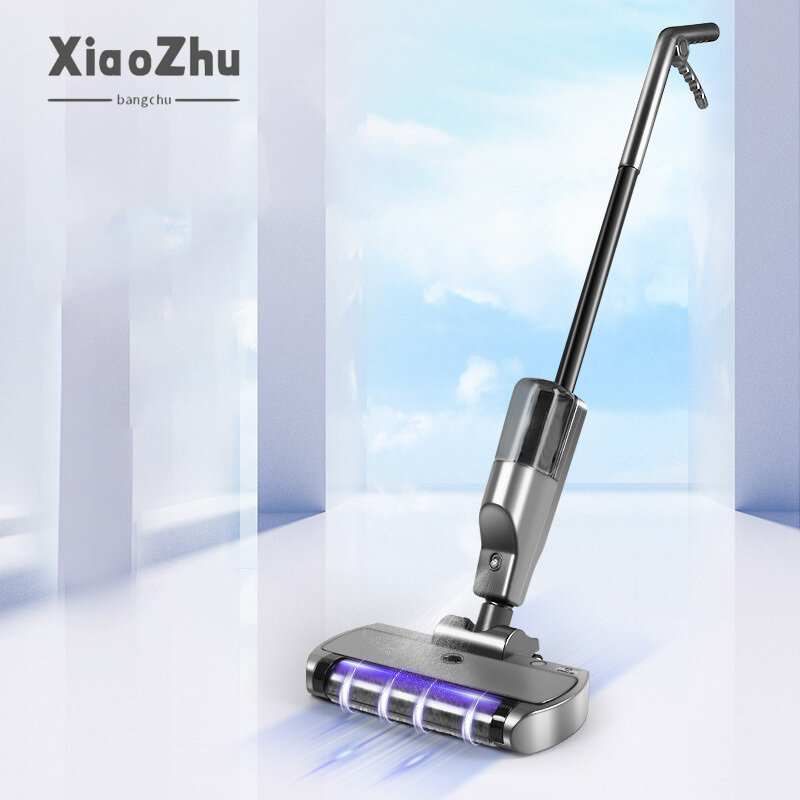 XiaoZhubangchu Smart Wireless Electric Mop Household Sweeping and Dragging Integrated Floor Washing Machine Lazy Free Hand Washing Rotary Mop