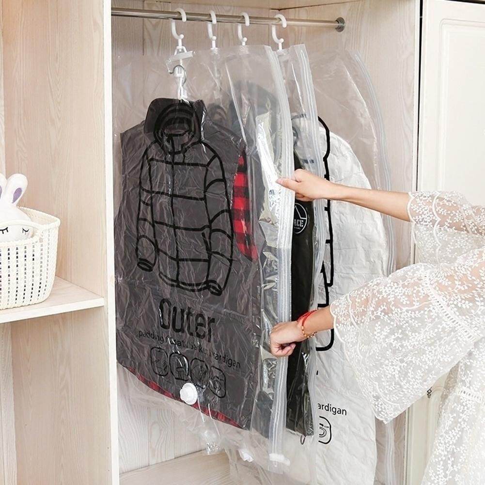 hanging vacuum bags for clothes