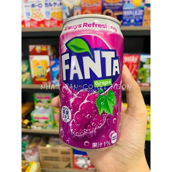 Nước ngọt Fanta vị nho Nhật Bản 350ml