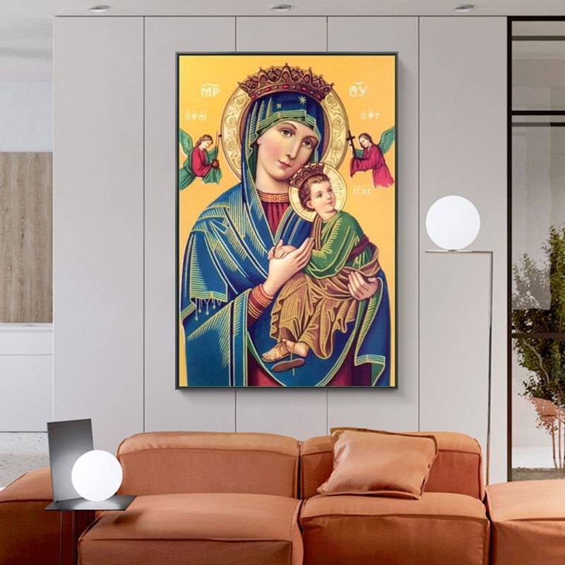 Our Lady Mother of perpetual help 5D DIY diamond painting religious full diamond