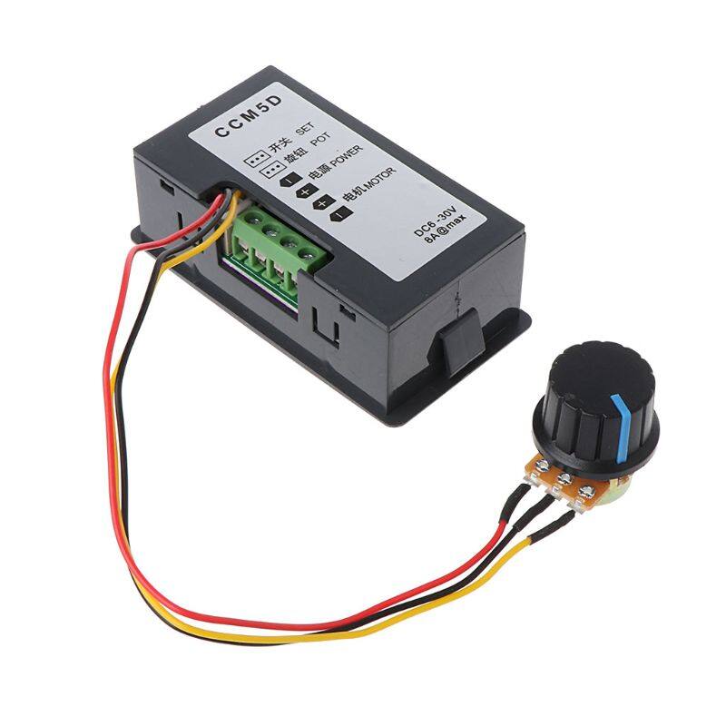 Bộ Điều Khiển Tốc Độ Động Cơ PWM Tối Đa DC 6-30V 12V 24V 15A, Với Kỹ Thuật Số Hiển Thị