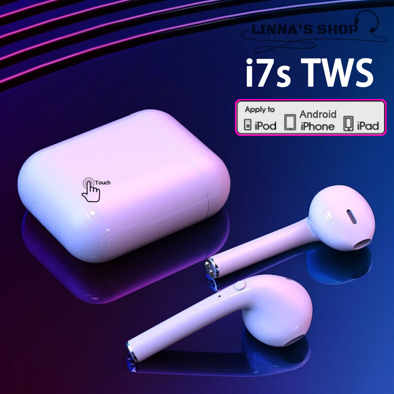 I7s Tws Bluetooth Stereo Headphones Smart Wireless Headsets Ear Pods With Charge Box Earphone Airpods For Android Ios Lazada Singapore