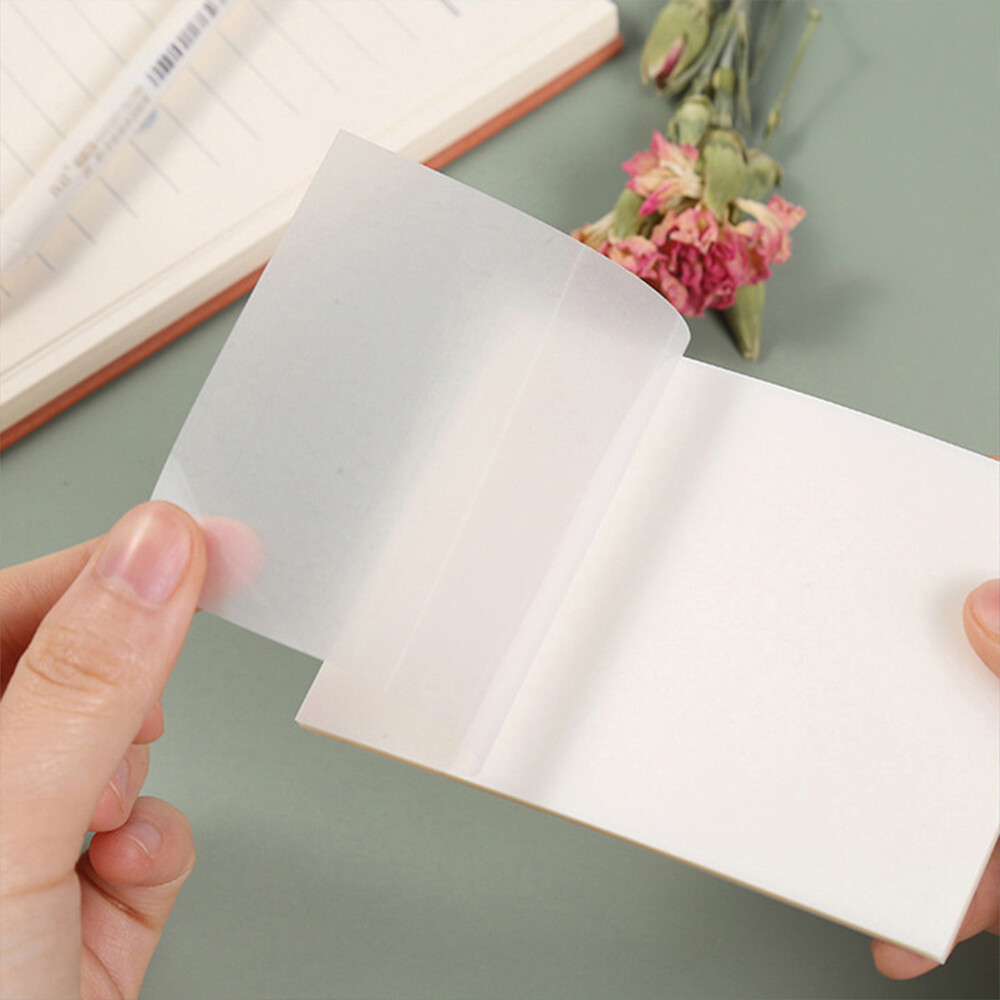 50 tờ giấy ghi chú trong suốt giấy ghi chú trong suốt tự dính chống nước
