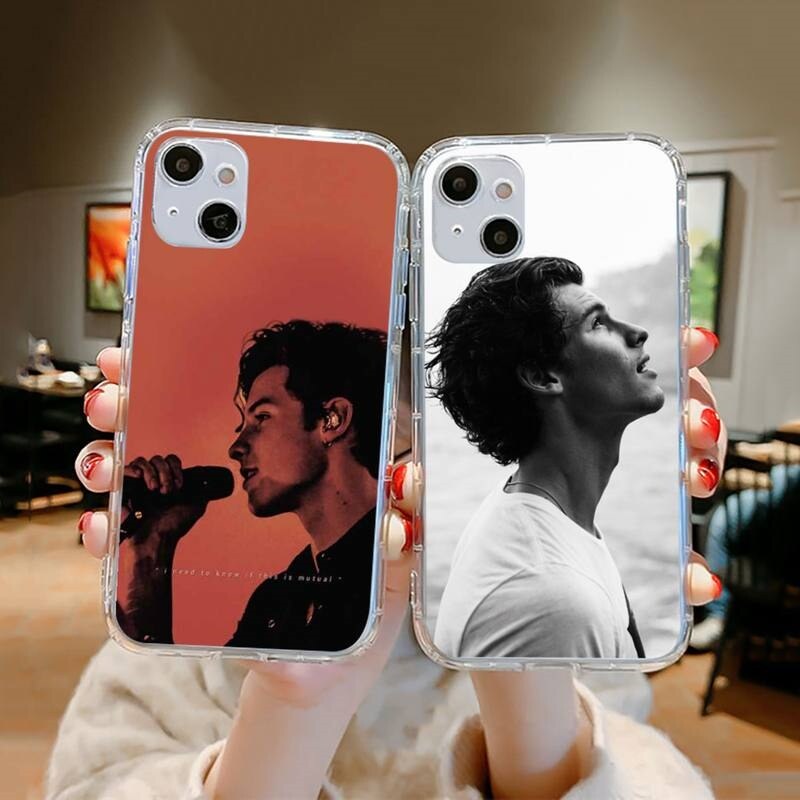 [HOT ULKLIXLKSOGW 592] Ốp Điện Thoại Shawn Mendes Ca Sĩ Canada Mềm Trong Suốt Cho Iphone 12 11 13 7 8 6 S Plus X Xs Xr Pro Max Mini