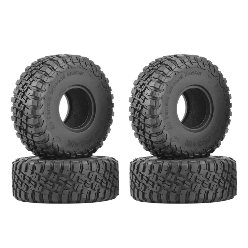 4PCS 120MM 1.9 Rubber Tyres Wheel Tires for 1 10 RC Crawler Car Axial