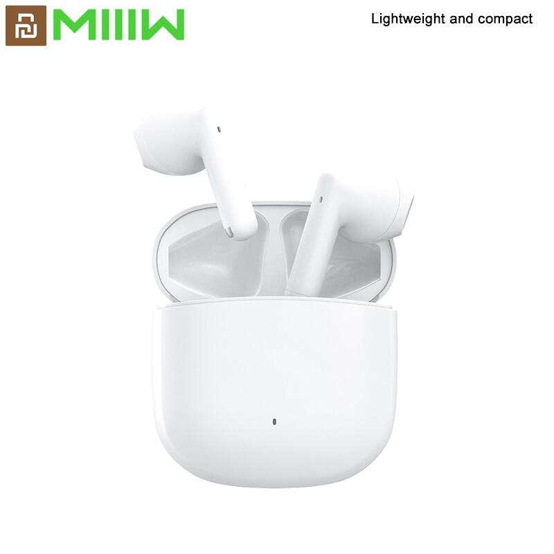 【NEW】 R.P Electronics Mall Store YouPin MiiiW Tai Nghe Tương Thích Bluetooth Marshmallow Thân Siêu Nhỏ Màu Trắng Thoải Mái Cuộn Dây Động Lớn In-ear13mm