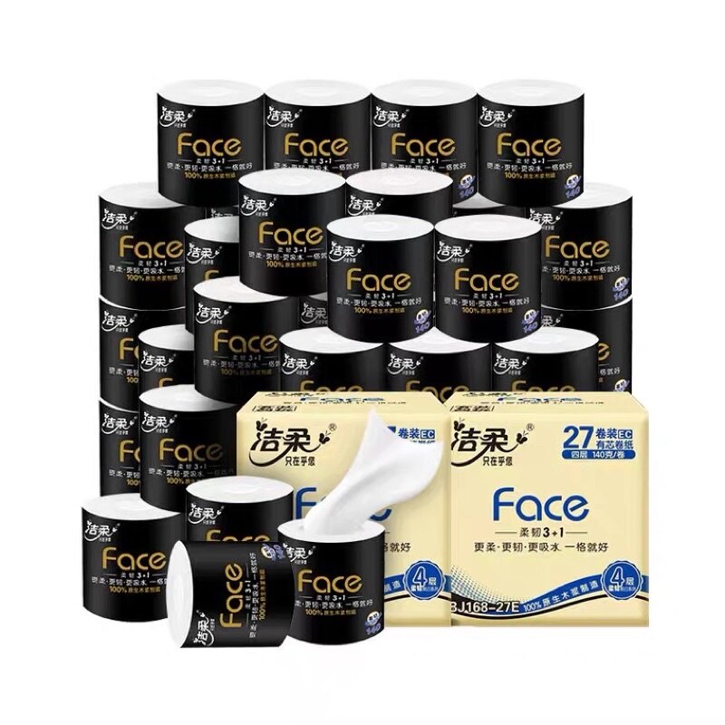 Thùng 30 cuộn giấy vệ sinh face cao cấp - giấy c&s - thùng 30 cuộn - 4 lớp- đạt tiêu chuẩn fda mỹ