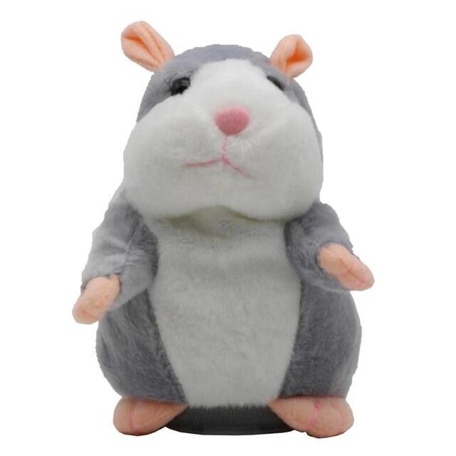 3 búp bê thú nhồi bông hamster biết nói vui nhộn đồ chơi thay đổi giọng nói giáo dục lặp lại ghi âm biết đi phát âm thanh