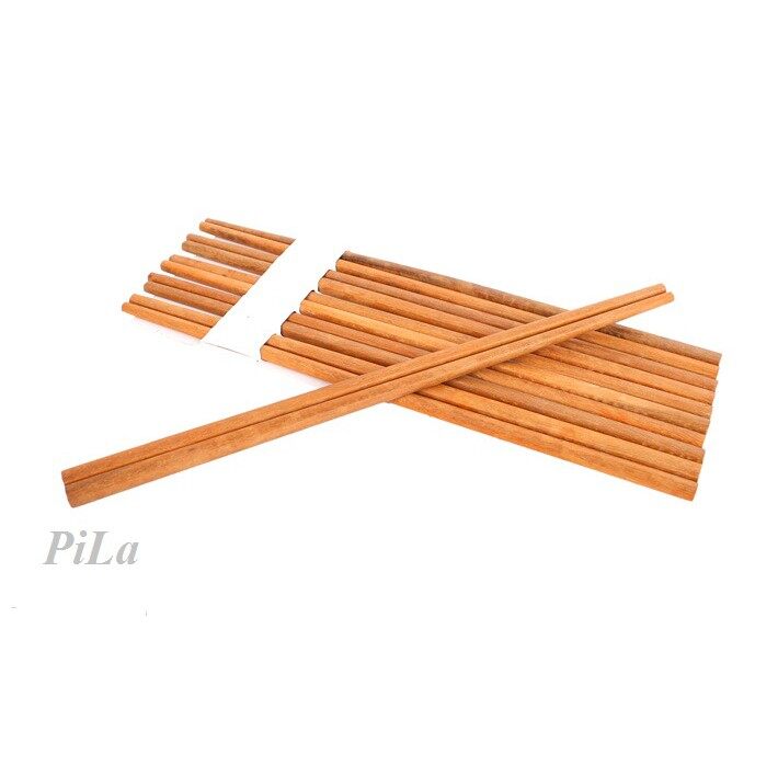 Combo 10 đôi đũa gỗ tự nhiên