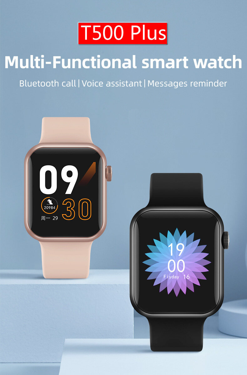 SKMEI BOZLUN Men Women Smart Watch Sports Bluetooth Call Heart Rate Monitor Waterproof Watch For Apple IOS Android Smartwatch T500 plus 1