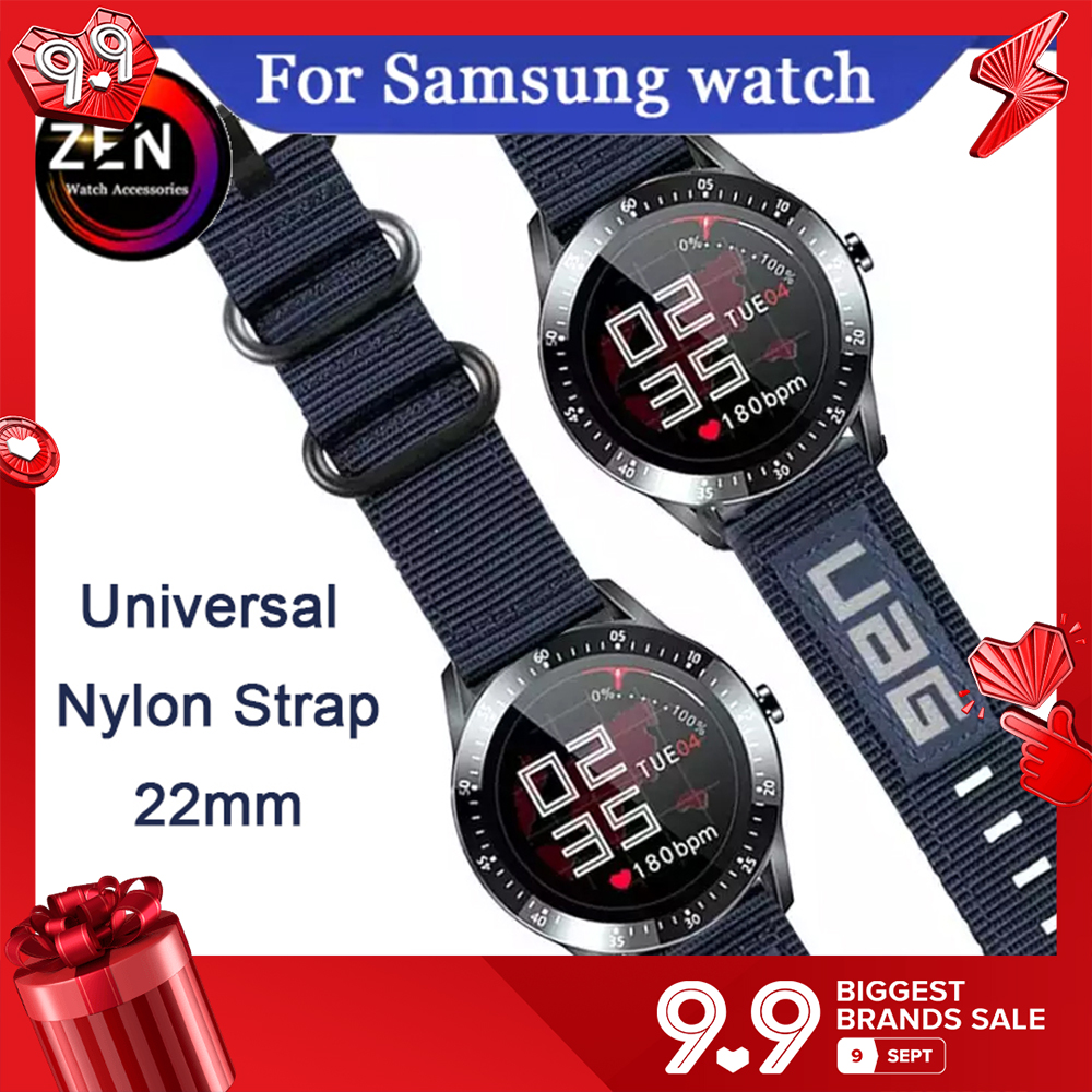 Dây Đồng Hồ Ni Lông 22Mm Đồng Hồ Samsung Galaxy 3 45Mm, Dây Đeo Thể Thao 46Mm Samsung Gear S3 Frontier/Classic Dành Cho Đồng Hồ Huawei GT 2 46Mm/2e Phụ Kiện Cho Amazfit GTR 47Mm