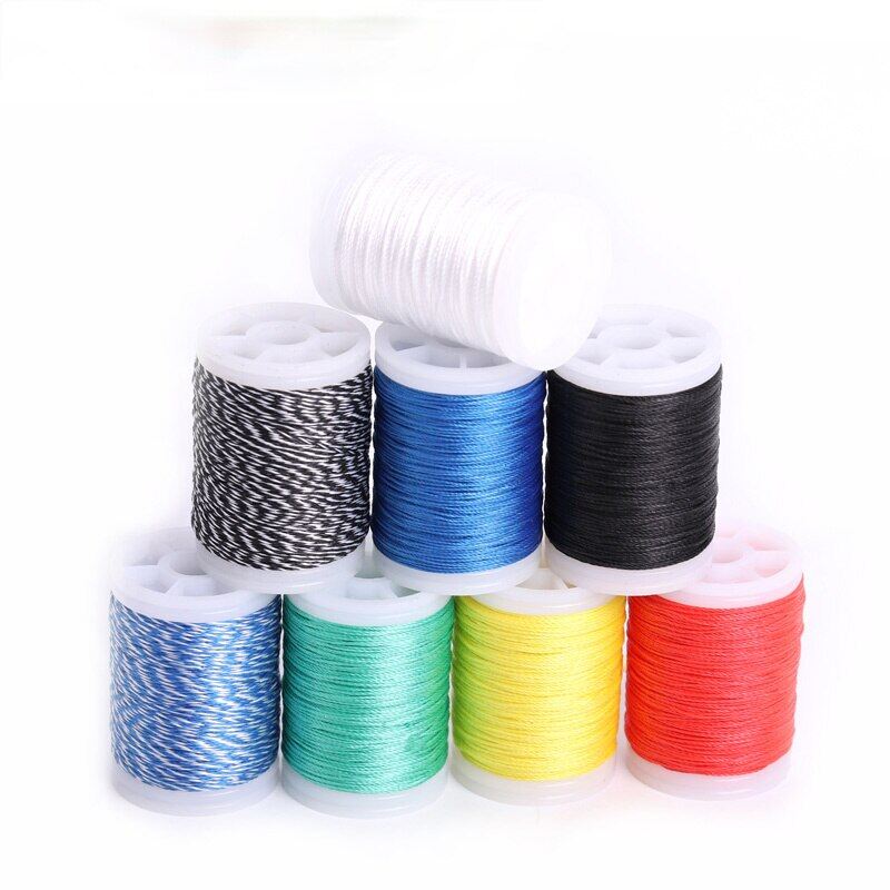 Dây chuyền dịch vụ dây cung chuyên nghiệp chất lượng cao 7 màu độ dày 120 m/cuộn 0.02 ", phù hợp với mọi loại dây cung và mũi tên