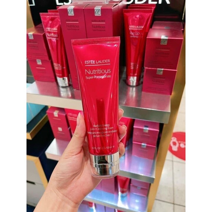 Estee Lauder Sữa Rửa Mặt Tinh Chất Lựu Đỏ Estee Lauder Nutritious Super-Pomegranate Radiant Energy 125ML