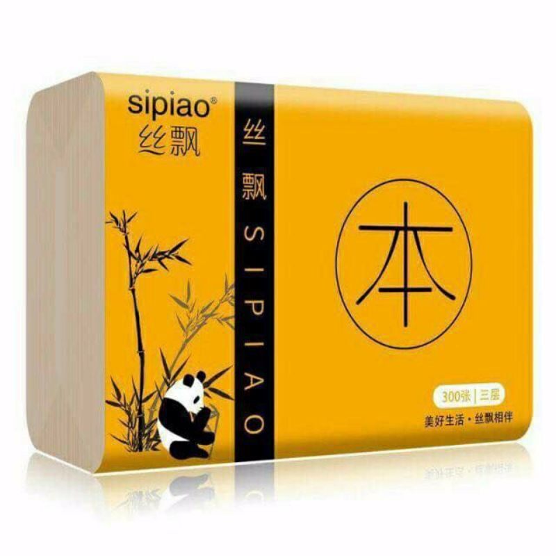 Khăn giấy gấu trúc siêu dai Sipiao