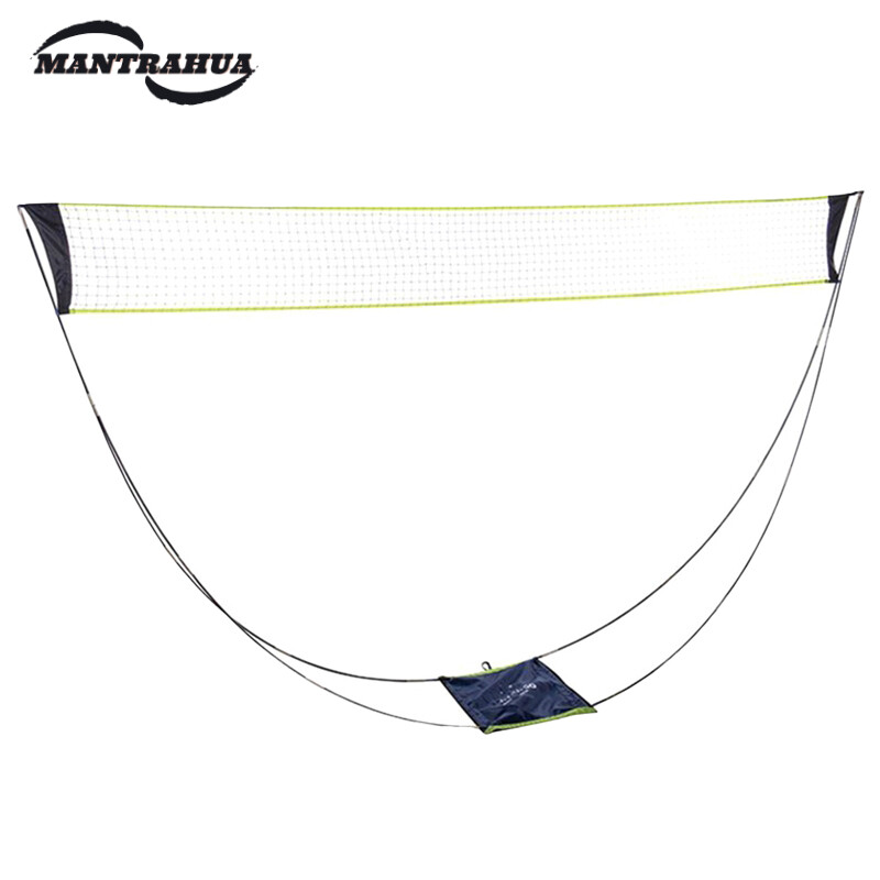 Mantrahua Bộ Lưới Cầu Lông Di Động Có Chân Đế Túi Xách Gấp Cầu Lông Quần Vợt Bóng Chuyền Dành Cho Sân Ngoài Trời/Trong Nhà