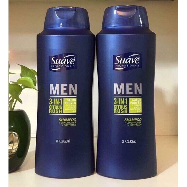Sữa tắm gội suave men 3in1