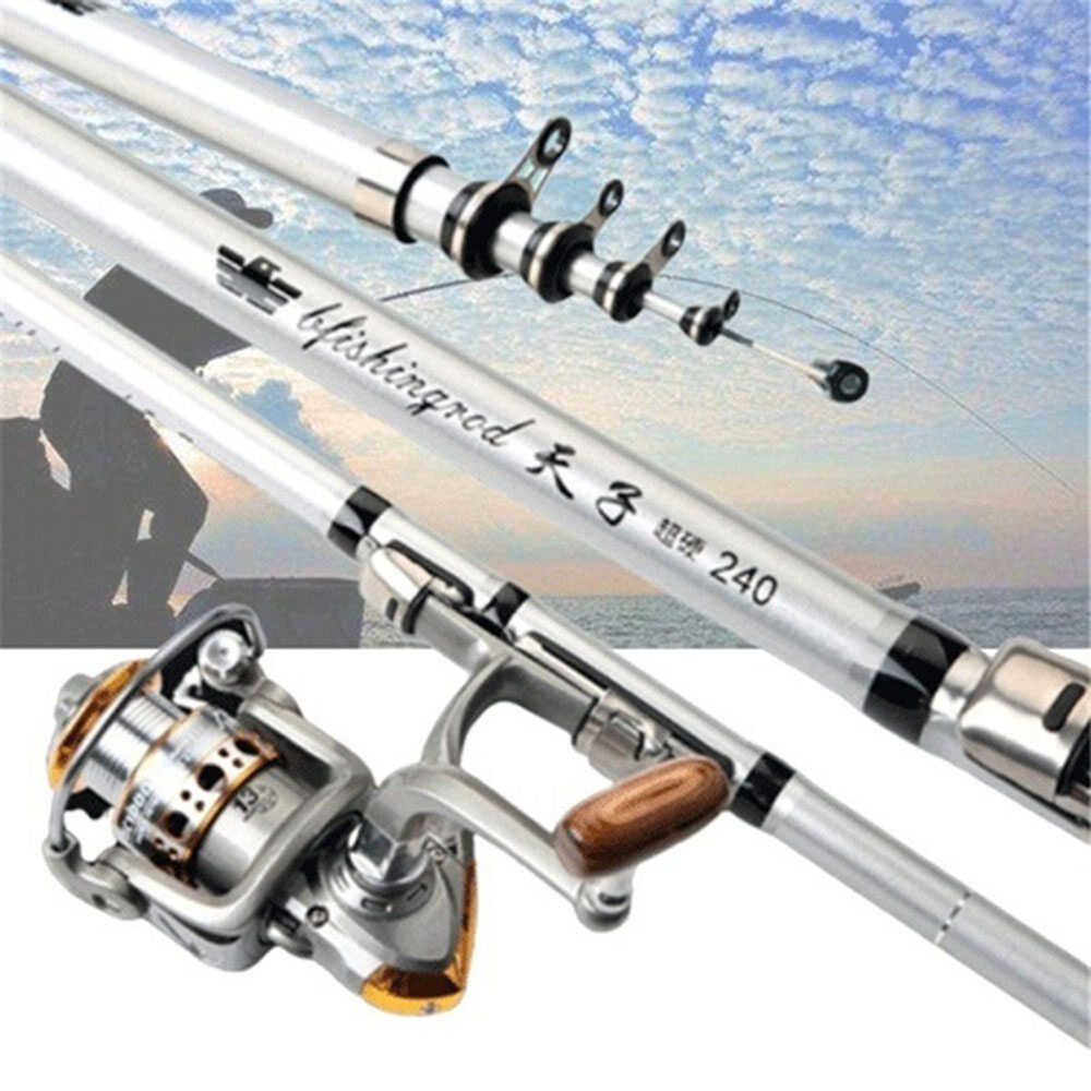 【COD&Ready Stock】Du Lịch Siêu Nhẹ Spinning Reel Di Động Quay Fly Cá Chép Feeder Carbon Fiber Baitcasting Telescopic Fishing Rod