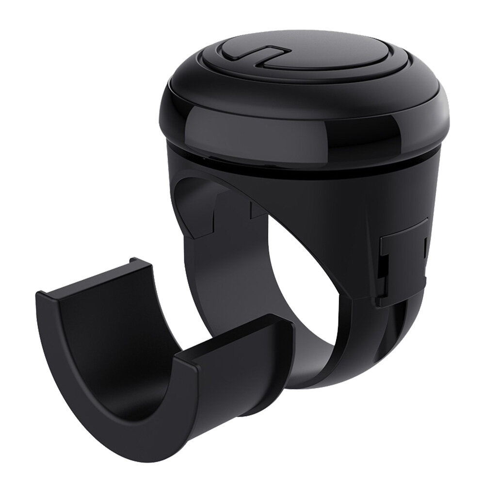 Núm Xoay Trợ Lực Vô Lăng Màu Đen Núm Xoay Hình Quả Bóng, Tay Cầm Chịu Lực Kim Loại Xoay 360 Độ