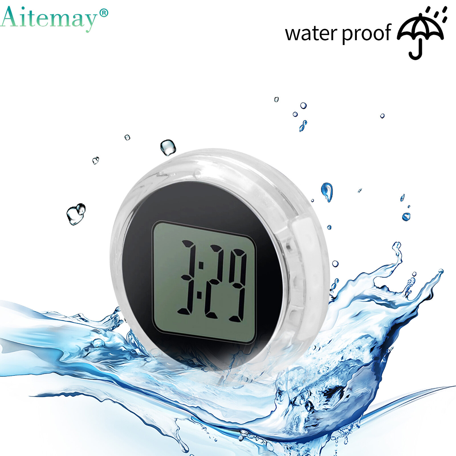 Aitemay phổ xe máy đồng hồ chính xác đồng hồ bấm giờ không thấm nước với đồng hồ bấm giờ xe máy đồng hồ