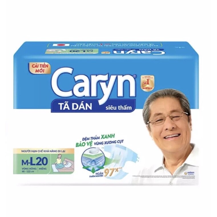 Tả Dán Siêu Thấm Caryn Cho Người Lớn Size Ml20