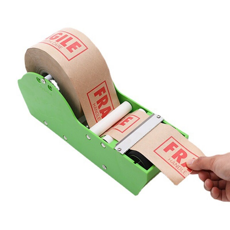 Water Activated Gummed Kraft Paper Tape Packaging Dispenser Green Kraft Paper Tape Cutter for Shipping Carton ราคา 845 บาท*ส่งฟรี