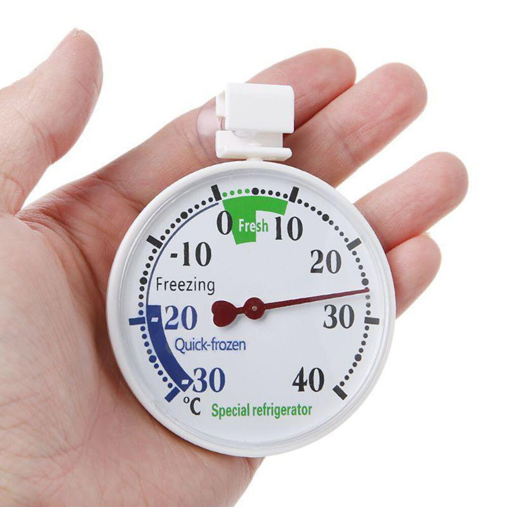 Aideepen nhiệt kế tủ lạnh-30-40 ° c cổ điển nhiệt kế tủ lạnh quay số lớn nhiệt kế cho tủ đông tủ lạnh mát