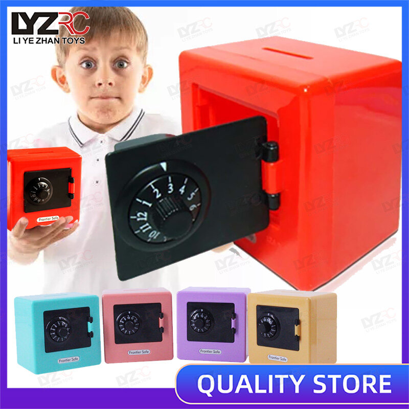 LYZRC Két An Toàn Mini Thông Minh Có Mật Khẩu Cho Em Bé Với Chất Liệu An Toàn Khóa Mini Cho Trẻ Em Heo Đất Hình Ngôi Nhà Có Thẻ An Toàn
